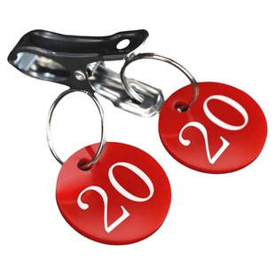 麻辣烫叫号牌饭店餐饮取餐数字牌冒菜上菜号码牌带夹子对号牌定制