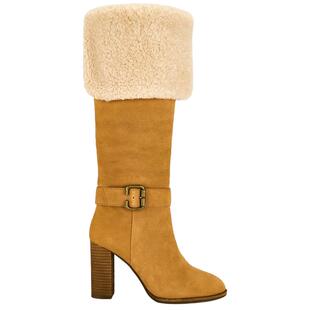 Jeffrey Campbell 长筒靴子棕色复古风高跟鞋女款棉靴REVOLVE新款