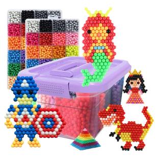 水雾魔珠玩具女孩儿童diy手工喷水魔珠水粘珠神奇魔法珠子补充装