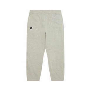 Aape旗舰店男装春季猿人徽章字母印花潮流休闲束脚裤C645XAP