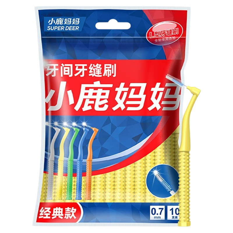 小鹿妈妈L型牙缝刷30大包装