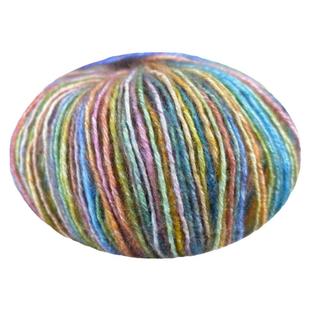 喷毛纱纯棉线宝宝毛线段染花式手工编织中粗线迷彩棉渐变色线