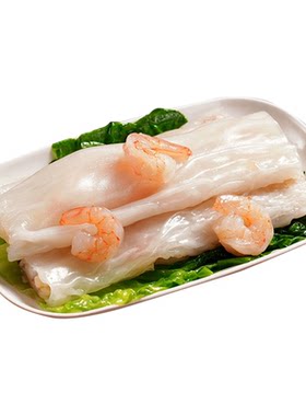正宗广式肠粉半成品加热即食虾仁