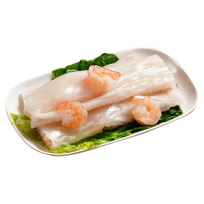 正宗广式肠粉半成品加热即食虾仁