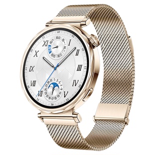 适用gt6华为gt5表带watch gt5pro手表带gt4女款智能腕表新款米兰尼斯按压高级感女式原装同款女士专用小香风