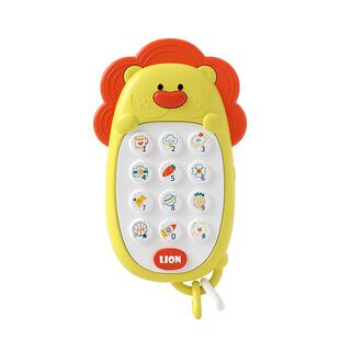 婴幼儿童音乐手机玩具男孩女孩宝宝益智早教仿真电话机可啃咬软胶