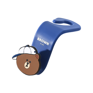 汽车挂钩座椅后背车载可爱内饰副驾驶挂钩多功能车后排卡通小挂勾