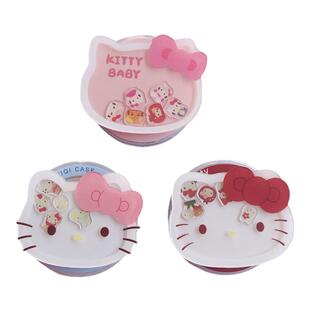 可爱摇摇乐凯蒂猫手机磁吸气囊支架适用magsafe强力吸附ins风KT猫