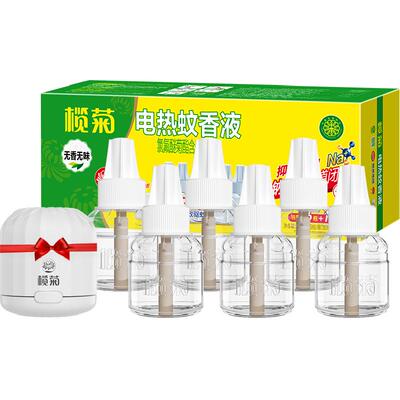 榄菊300晚电热蚊香液无香味家用