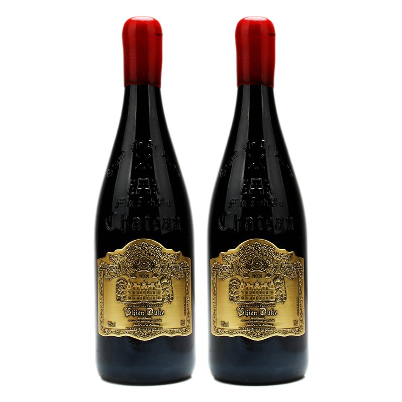 进口红酒法国菲恩公爵2013葡萄酒13度750ml*6瓶干型红葡萄酒波尔