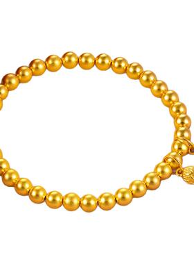 纯银莲蓬莲花两世欢圆珠手链