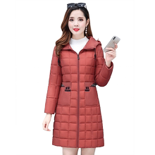 中长款韩版修身女士2019轻薄棉衣1