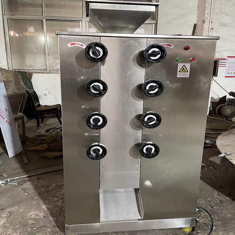 YGJ1-100咖啡豆粉碎机油性物料对辊机核桃磨粉机瓜子仁芝麻粉碎机