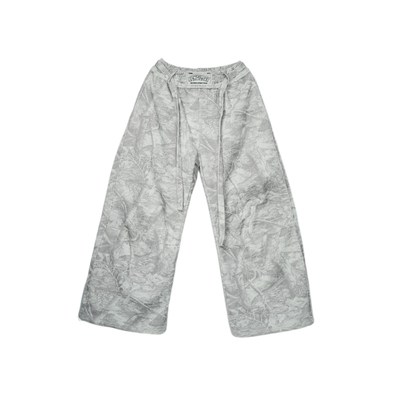 KencilBox千笔盒子潮流嘻哈街头原创街舞宽松版型树枝设计白卫裤