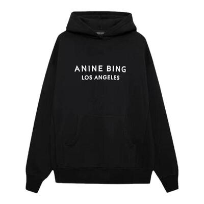 SOLSOLBYSOLSOL   ANINE BING24秋冬新款 设计师品牌字母连帽卫衣