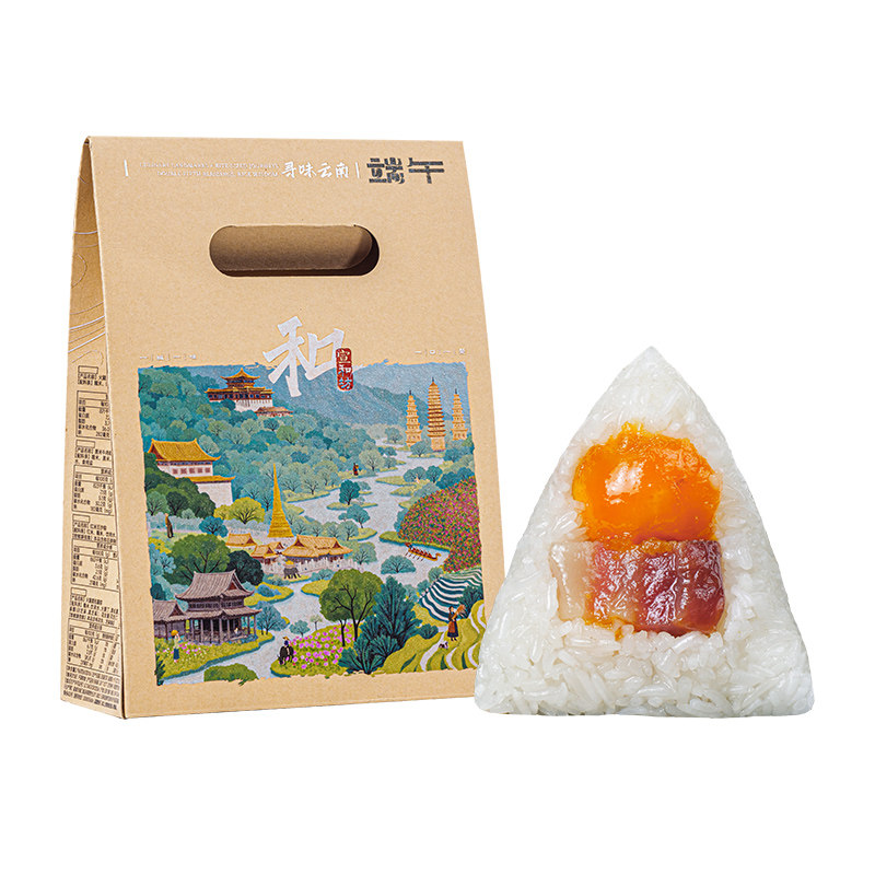 蛋黄腊肉粽新鲜粽子端午送礼