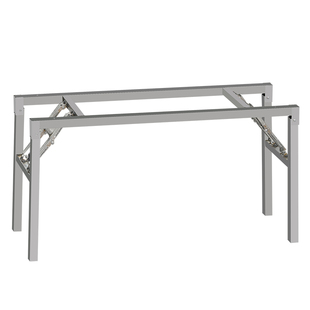 宽30cm桌腿加高桌腿支架 极窄桌腿支架80cm高 长条窄桌支架可折叠