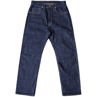 红风 高腰宽松直筒牛仔裤男美式复古原牛赤耳长裤Warehouse大战版