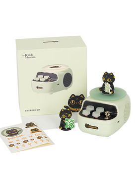 大英博物馆萌猫发福复古仿黑胶蓝牙音响圣诞礼物套装送女生日礼物