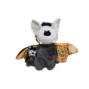 德国NICI蝙蝠西蒙先生钥匙扣挂件可爱毛绒蝙蝠公仔玩偶万圣节配饰