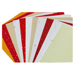 a4打印纸洒金宣纸自粘贴纸茶叶标签a4不干胶背胶定制做包装酒标打印刷水纹纸美纹纸布纹纸仿古复古艺术特种纸