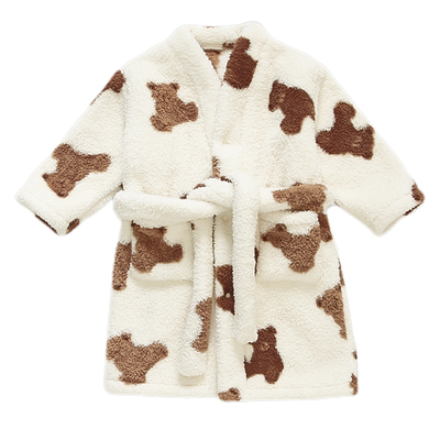 男童珊瑚绒睡袍冬季加厚