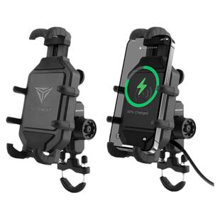 摩多狼摩托车减震防盗手机支架机车骑行防震抖美团外卖导航固定架