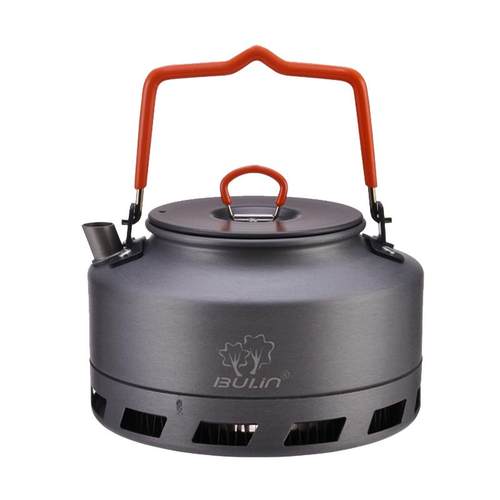 步林野外烧水壶便携野营用品户外露营聚能环茶壶燃气套装泡茶炉具