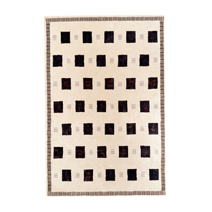 方寸美居法式地毯大别墅高奢艺术手工客厅地毯卧室素色加厚