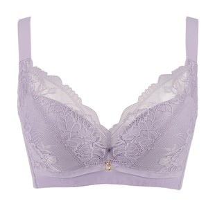 依之妮摩登女内衣小胸升杯中厚1.5CM软钢圈4排扣聚拢文胸M1334A2