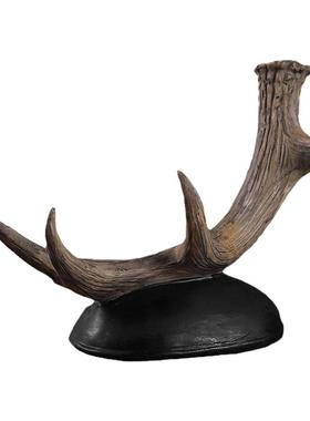 北欧风创意鹿角造型红酒架摆件