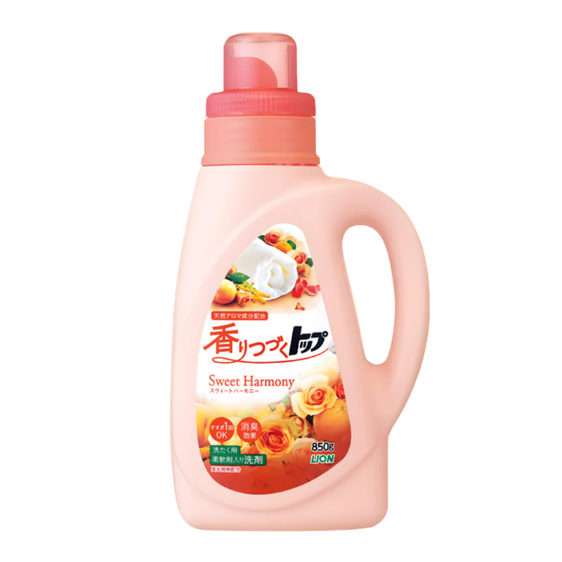 日本狮王香氛柔顺洗衣液