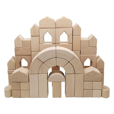 榉木diy彩虹积木g家同款彩虹积木