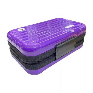 收纳包小箱包纯色迷你硬壳欧美ins风潮款手拿化妆包外出便携防摔