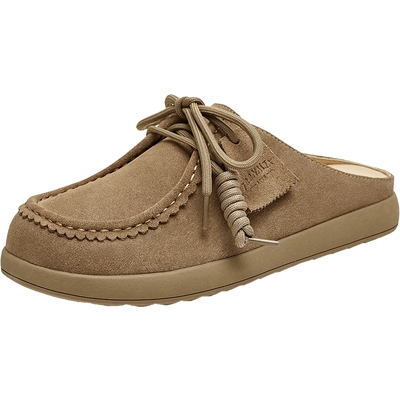 天美意2025新款前包后空拖鞋休闲百搭通勤女勃肯鞋KK041BT5