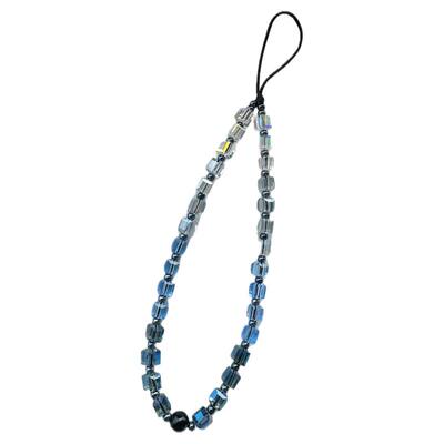 MLGM新款复古渐变水晶手机链女生小众串珠手机绳适用所有手机壳链