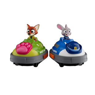 迪士尼儿童遥控车双人对抗战疯狂动物城碰碰车卡丁车男孩生日礼物