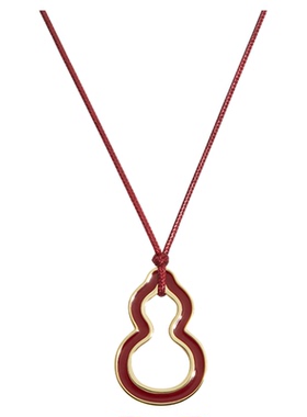 HERBE合璧福禄皮绳项链