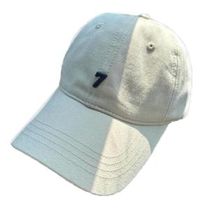 Aolicat奥利猫 2026新品刺绣7棒球帽子男女宽檐高顶显脸小鸭舌帽