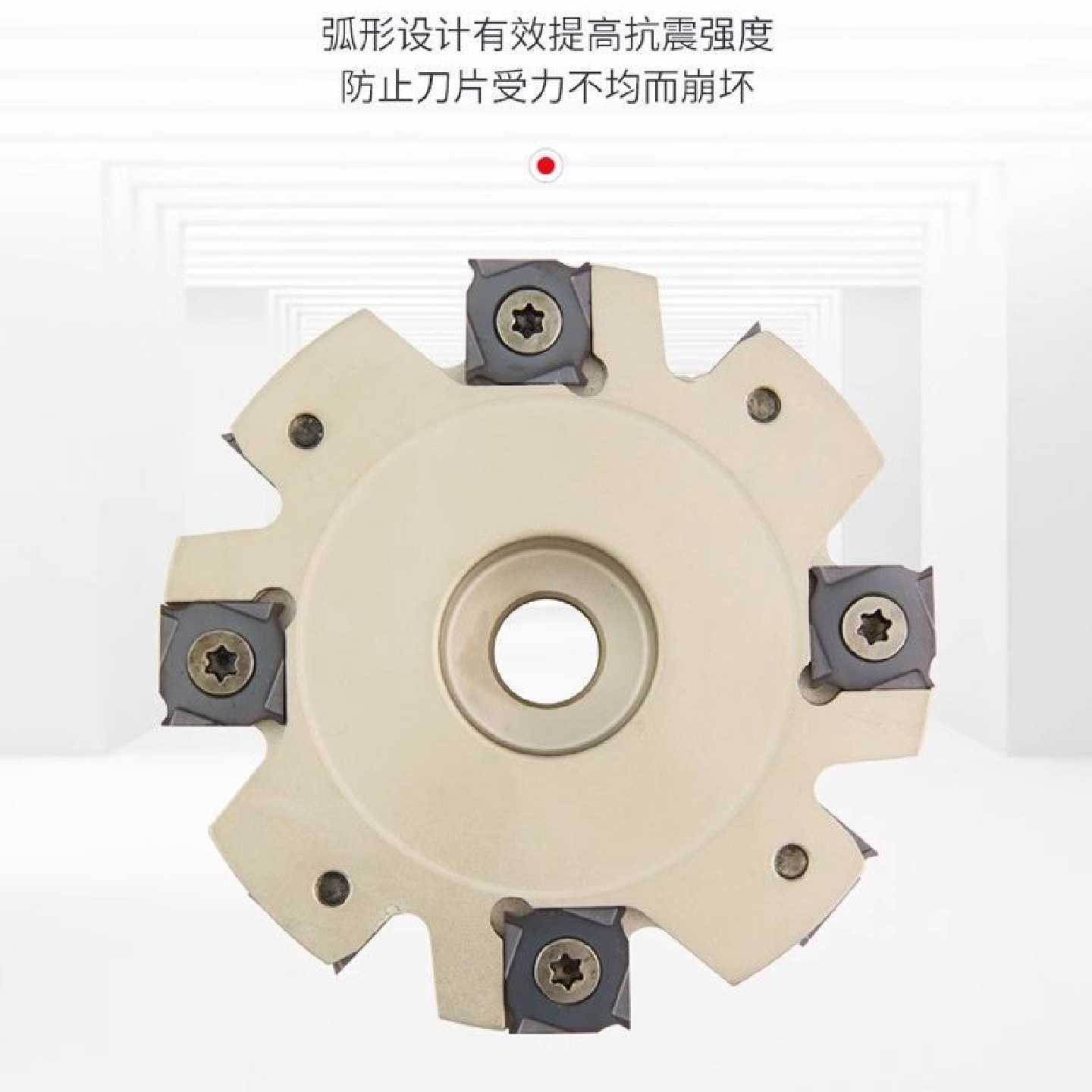 SMP01三面刃铣刀盘PT02开槽侧铣数控刀盘XSEQ套式三面刃刀盘厚47