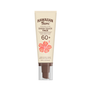 Hawaiian Tropic羽感面部高倍防晒乳液SPF60+清透妆前隔离素颜霜