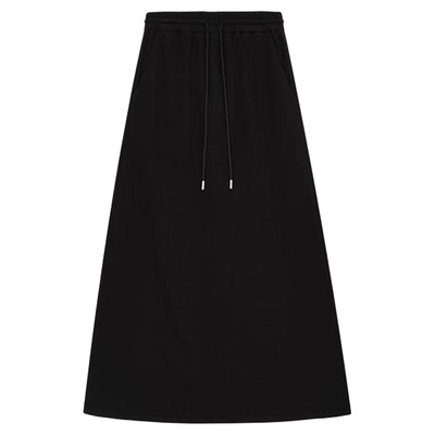 concise-white/简白系列女士松紧腰半身裙银泰百货精品301257