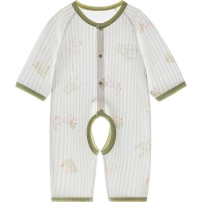 宝宝纯棉轻薄透气连体衣夏季