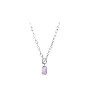 ParasKors PK项链白母贝项链欧美设计感小众ins风项链女礼物