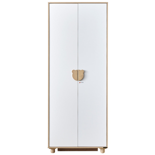 全友家居小户型卧室男女孩实木脚收纳组合衣橱现代简约儿童衣柜