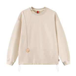 【安州牧】原创大唐圆领袍汉元素中国风秋季绣花国潮卫衣男女同款