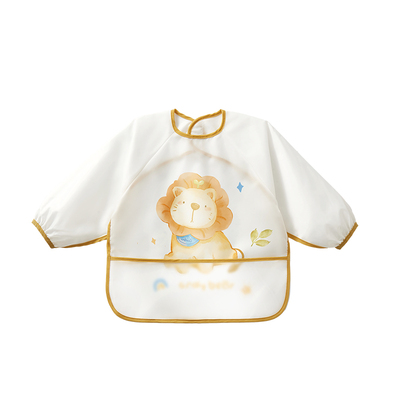 爱贝迪拉宝宝吃饭围兜防水罩衣