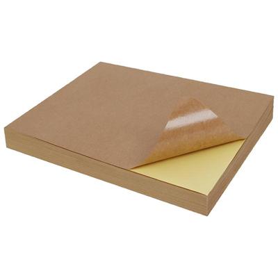 力武a4牛皮纸不干胶书写标签纸