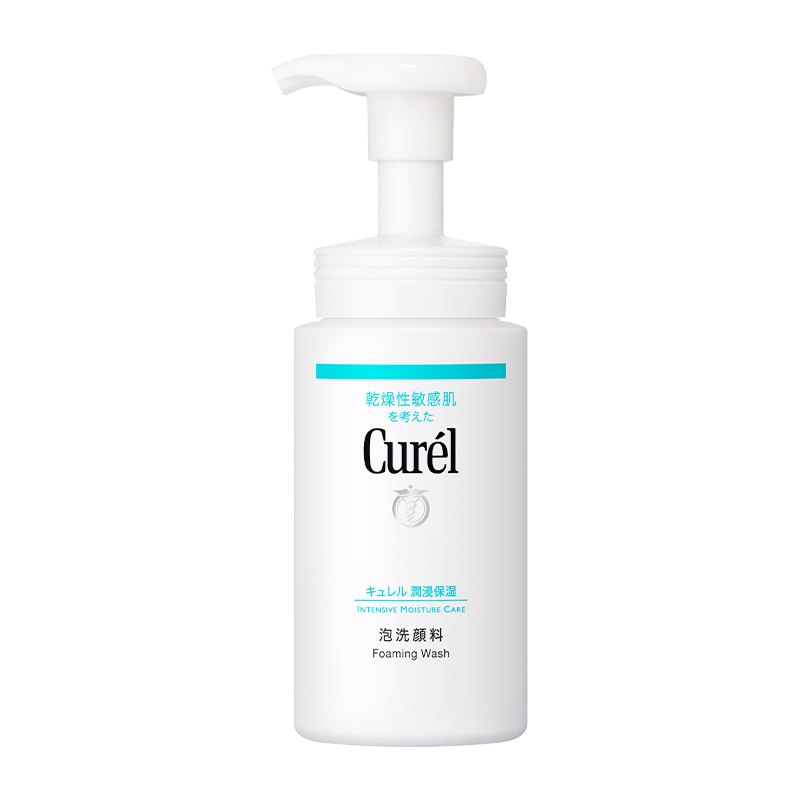 珂润保湿洁面泡沫150ml*3