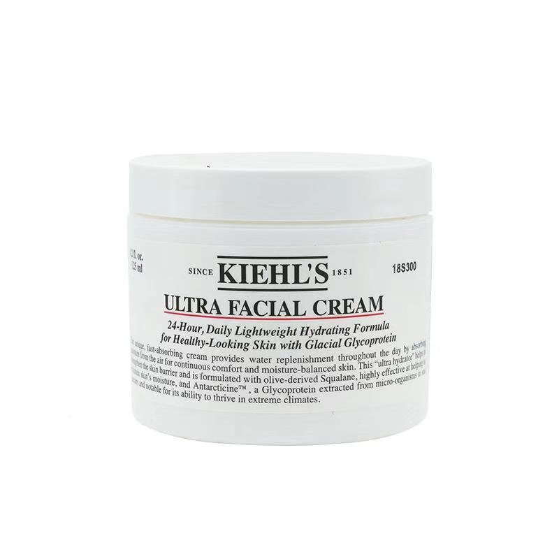 角鲨烷科颜氏高保湿面霜125ML角鲨烷清爽滋润不油腻契尔氏秋冬季